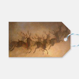 Santa Claus's Reindeer by William Holbrook Beard Gift Tags