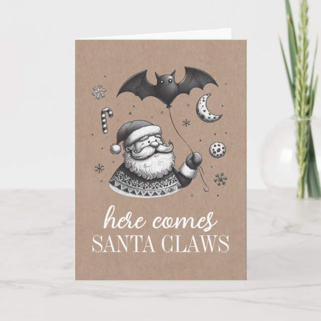 Santa Claws Card (Front)
