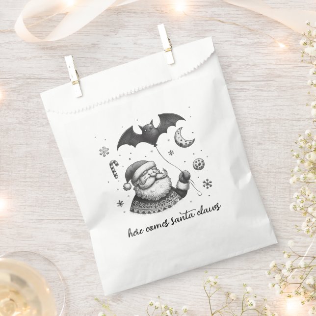 Santa Claws Favour Bag (Clipped)