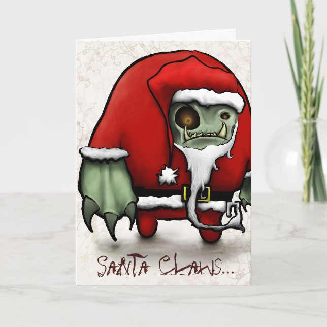Santa Claws... Holiday Card (Front)