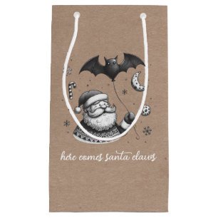 Santa Claws Small Gift Bag