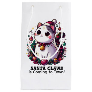 Santa Claws Small Gift Bag