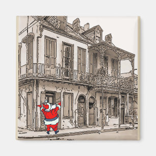 Santa Cluse on Desire St Magnet
