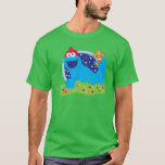 Santa Cookie Monster T-Shirt<br><div class="desc">it's Cookie Monster Santa!       ©  2014 Sesame Workshop. www.sesamestreet.org</div>