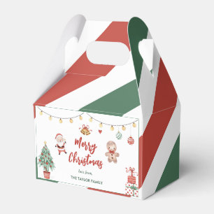Santa Cookies Christmas Party  Favour Box
