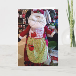 SANTA COOKS UP CHRISTMAS FOR YOU HOLIDAY CARD