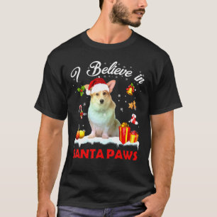 Santa Corgi Claus Dog Christmas Decor T-Shirt