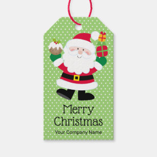 Santa Corporate Gift Tags