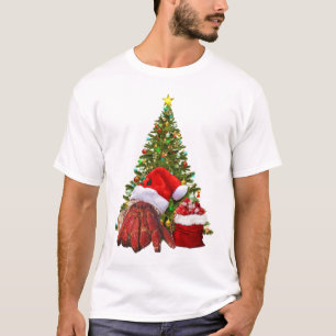 Santa Crab Funny Christmas Hermit Crab Lover T-Shirt