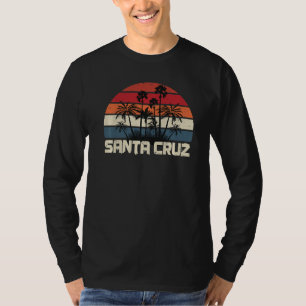 Santa Cruz Ca Sunset Retro Vintage Santa Cruz Cali T-Shirt
