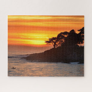 Santa Cruz California Beach Ocean Sea Surf Jigsaw Puzzle