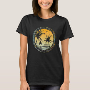 Santa Cruz California Ca Retro Vintage Surfer  6 T-Shirt
