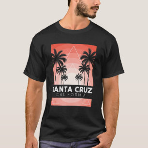 Santa Cruz California Ca Retro Vintage Surfer T-Shirt