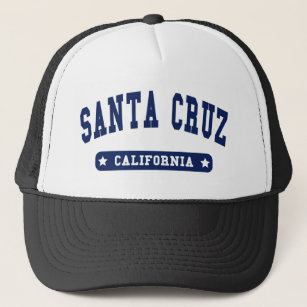 Santa Cruz California College Style tee shirts Trucker Hat