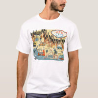 Santa Cruz California Illustrated Map