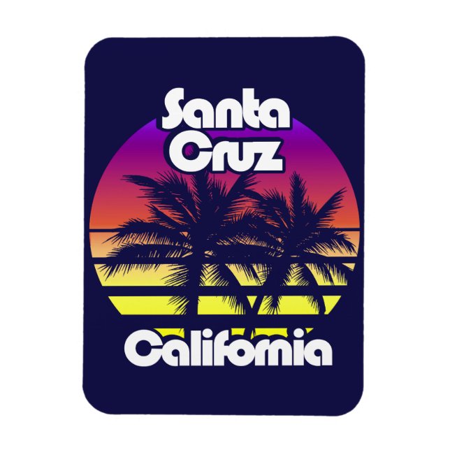 Santa Cruz California Magnet (Vertical)