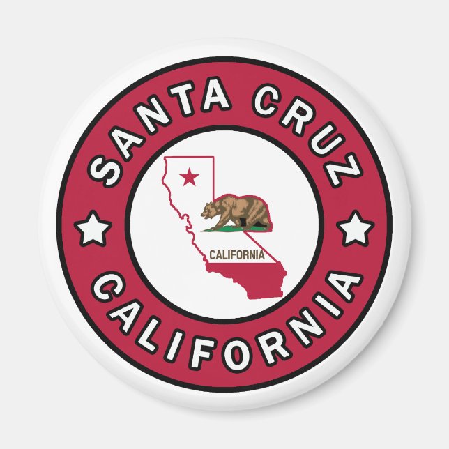 Santa Cruz California Magnet (Front)