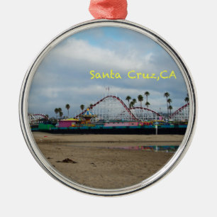 Santa Cruz California Metal Ornament