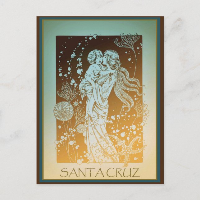 Santa Cruz California Postcard (Front)