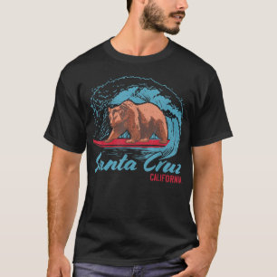 Santa Cruz California Retro Surfing Vintage T-Shirt