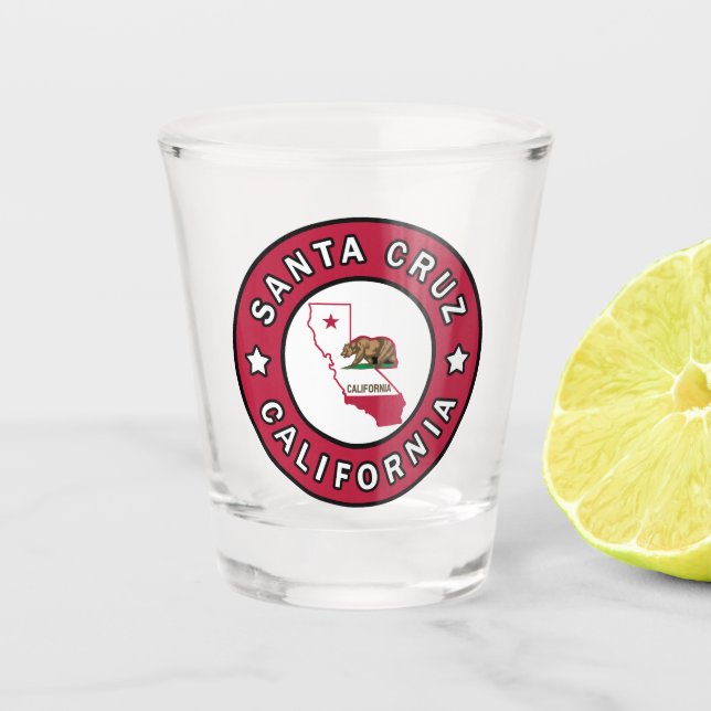 Santa Cruz California Shot Glass (Front)