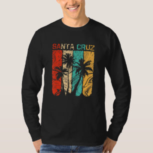Santa Cruz California Sunset 70s 80s Surfer Summer T-Shirt