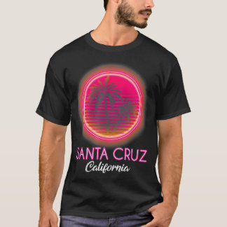 Santa Cruz California Sunset 70s 80s Surfer Summer T-Shirt