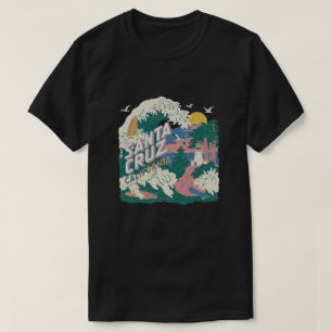 Santa Cruz California Surf Travel T-Shirt