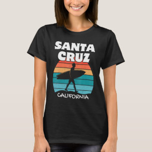 SANTA CRUZ CALIFORNIA SURF VINTAGE SUNSET SURFING T-Shirt