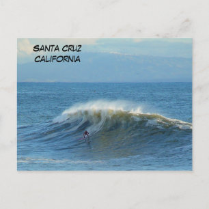 Santa Cruz, California Surfer - Postcard