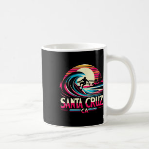 Santa Cruz California Surfing  Coffee Mug