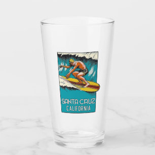 Santa Cruz, California Surfing / Travel Pint Glass