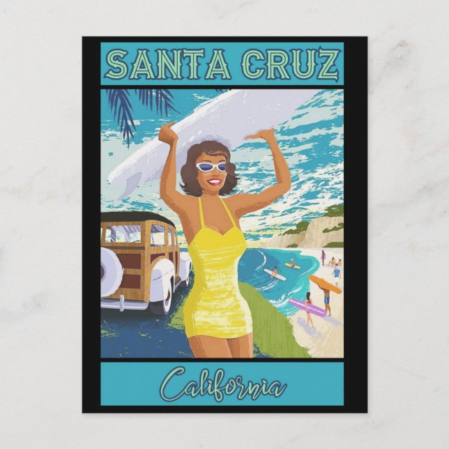 Santa Cruz California Travel  Postcard (Front)