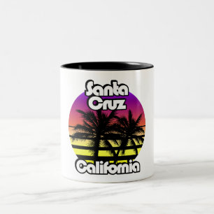 Santa Cruz California Two-Tone Coffee Mug