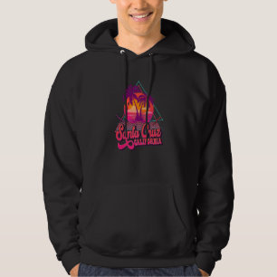 Santa Cruz California Vacation Retro 80s Beach Sou Hoodie