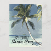 Santa Cruz California Vintage Travel Poster Art