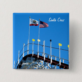 Santa Cruz Coaster 15 Cm Square Badge