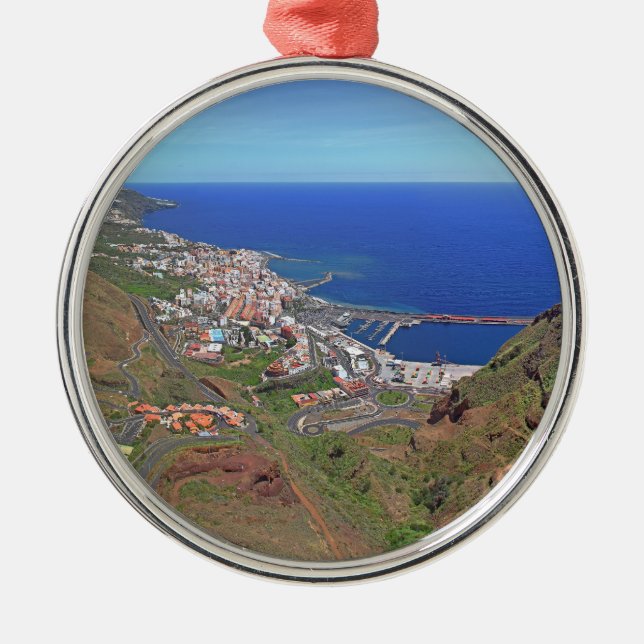 Santa Cruz de La Palma Canary Islands Spain Metal Tree Decoration (Front)