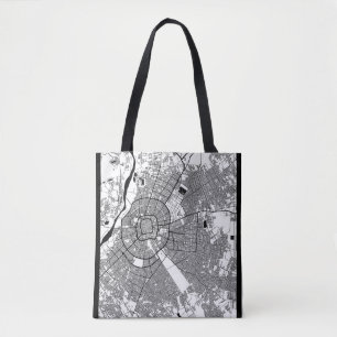 Santa Cruz de la Sierra Bolivia City Map Tote Bag