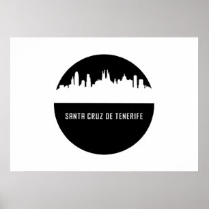 Santa Cruz de Tenerife cities of Spain Poster