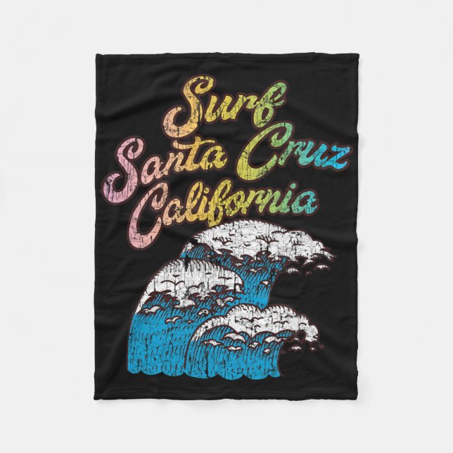 Santa Cruz  Fleece Blanket (Front)