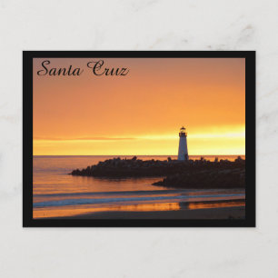 Santa Cruz Lighthouse Postcard