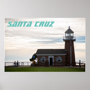 Santa Cruz lighthouse Poster