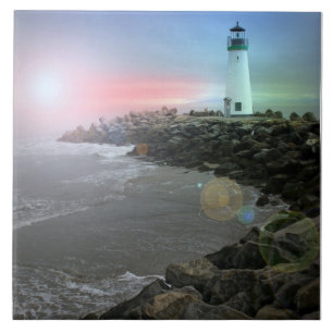 Santa Cruz Lighthouse Tile