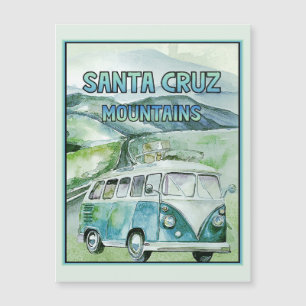 Santa Cruz Mountains Travel Magnetic Card