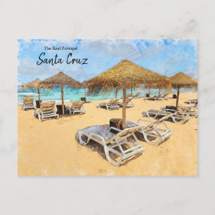 Santa Cruz Palapa's Portugal  Postcard