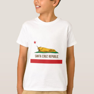 Santa Cruz Republic Banana Slug Flag T-Shirt