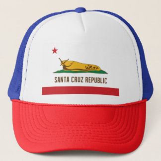 Santa Cruz Republic Banana Slug Flag Trucker Hat