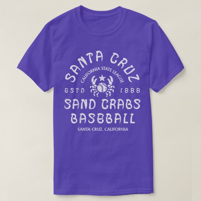 Santa Cruz Sand Crabs  California  T-Shirt (Design Front)