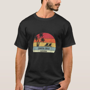 Santa Cruz Shirt Retro Colourful Santa Cruz Califo